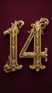 Gold Filigree Fourteen