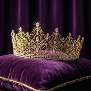 Gold Filigree Tiara