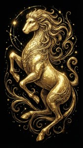 Gold Foil Aquarius