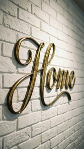 Gold Foil Home Quote