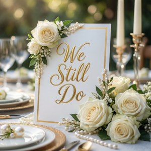Gold Foil Invitation