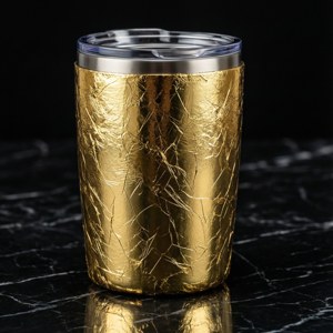 Gold Foil Koozie