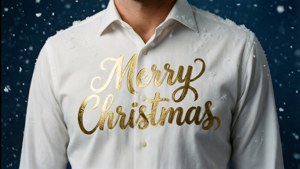 Gold Foil Merry Christmas