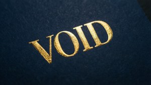 Gold Foil Void Stamp