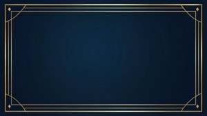 Gold Geometric Border