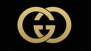 Gold GG on Black