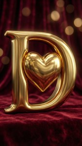Gold Heart D