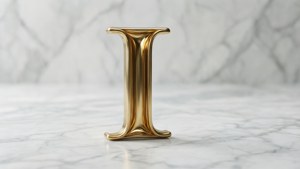 Gold I on Marble