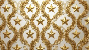 Gold Laurel Stars