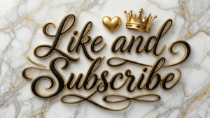 Gold Luxury Like Subscribe