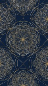 Gold Mandala Circles