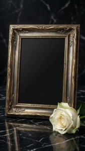 Gold Metallic Polaroid Frame