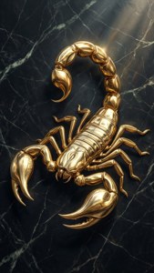 Gold Metallic Scorpio