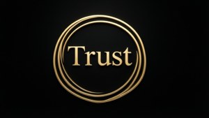 Gold Outline Badge