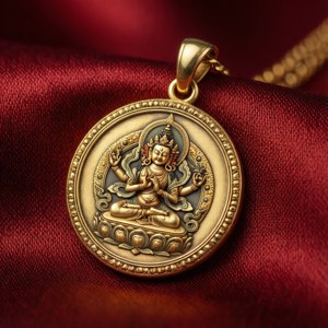 Gold Pendant Mahakal
