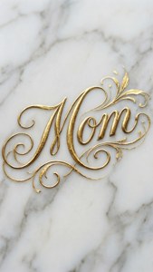 Gold Script Mom