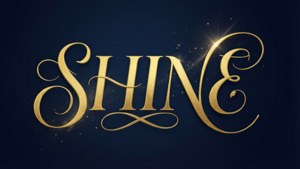 Gold Script Shine