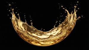 Gold Splash Semicircle