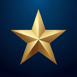 Gold Star Blue