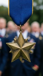 Gold Star Medal Ribbon