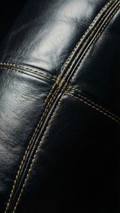 Gold Stitched Luxury Leather