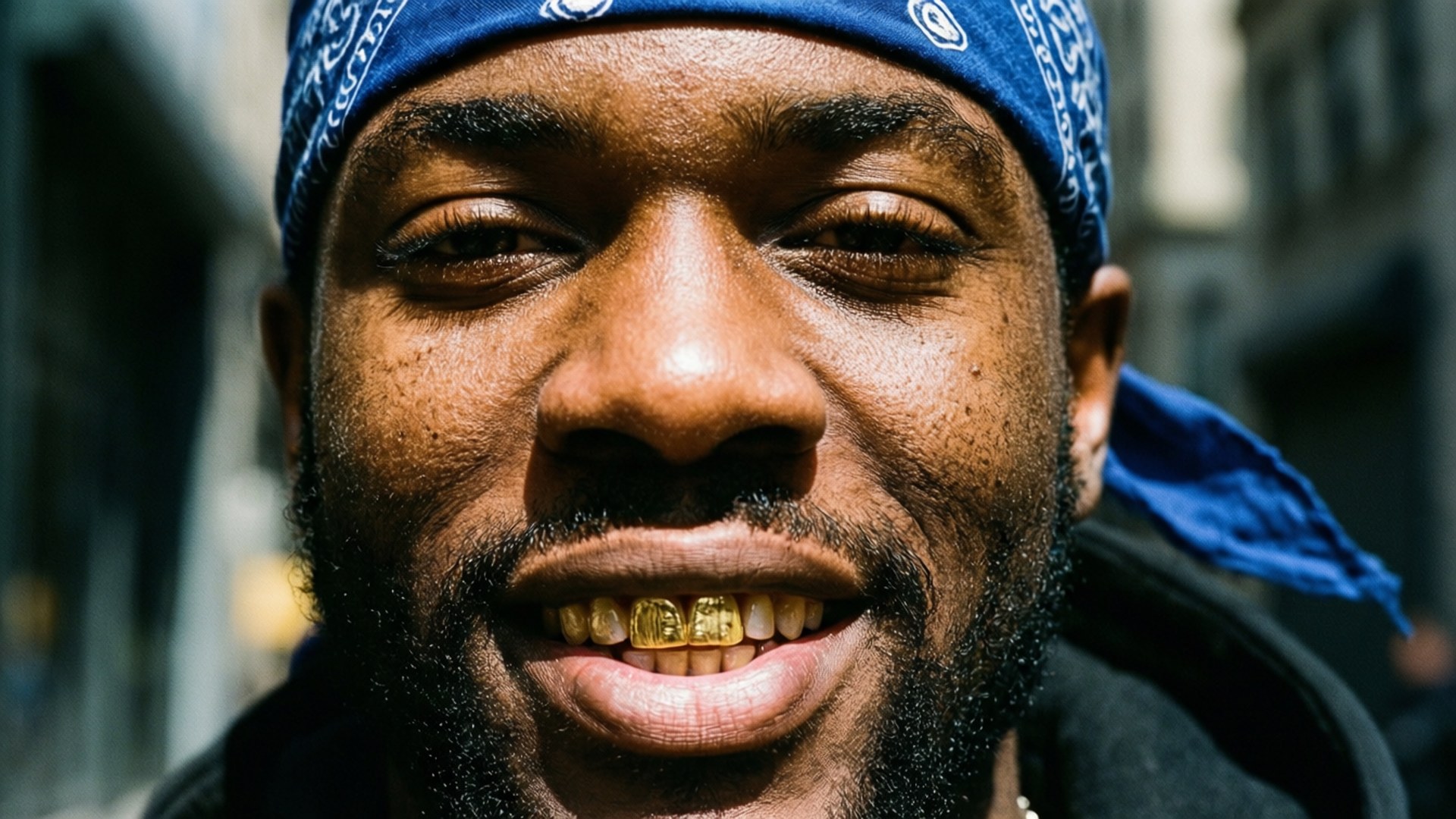 Gold Tooth Smile by Wallpapers.art Studio