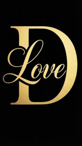 Gold Typography D