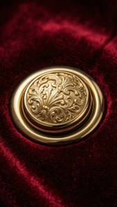Gold Velvet Next Button