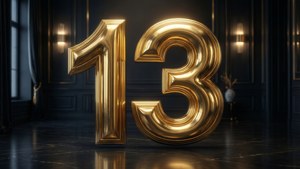 Golden 13 Sculpture