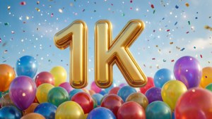 Golden 1K Balloon Splash