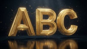 Golden Alphabets in Space