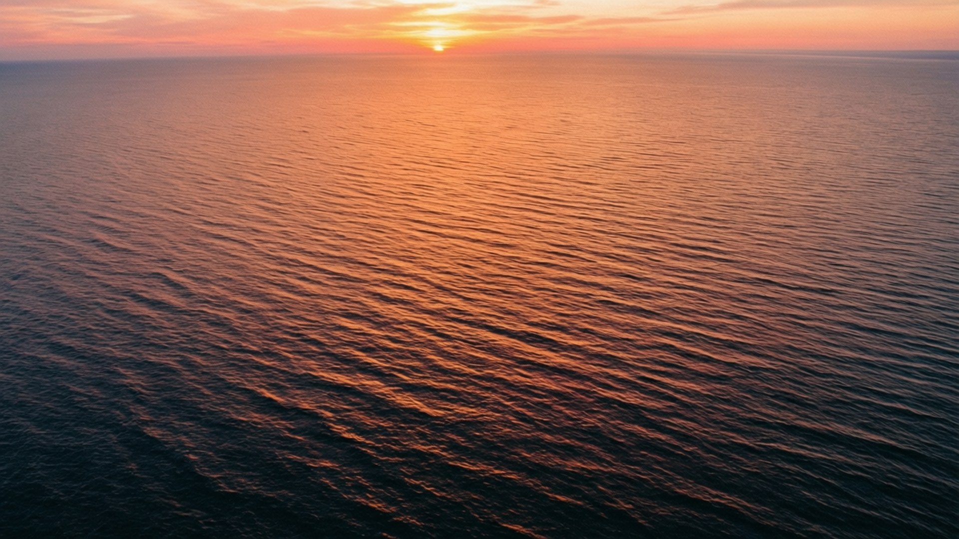 Golden Atlantic Horizon by Wallpapers.art Studio