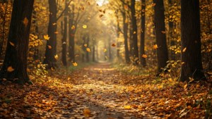 Golden Autumn Path