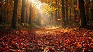 Golden Autumn Path