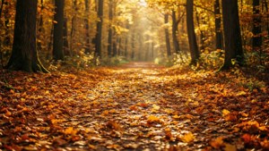Golden Autumn Path