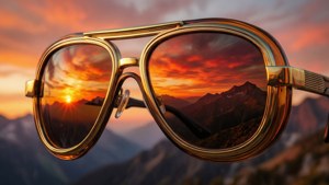 Golden Aviator Sunset