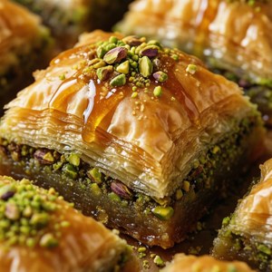Golden Baklava Honey Drizzle