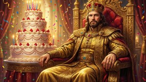 Golden Birthday Throne