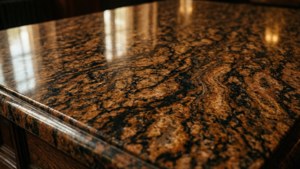Golden Brown Marbled Granite