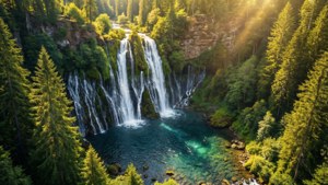 Golden Cascade Bliss