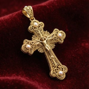 Golden Cross Pendant