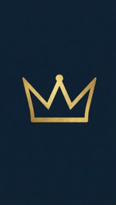 Golden Crown Silhouette