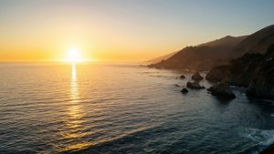 Golden Dawn at Big Sur