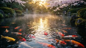 Golden Dawn Koi Serenity