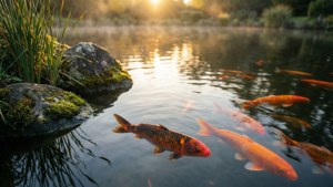 Golden Dawn Koi Serenity