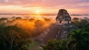 Golden Dawn Over Copan