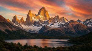 Golden Dawn Over Fitz Roy