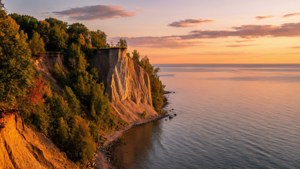 Golden Dawn Over the Bluffs