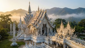 Golden Dawn Over White Temple