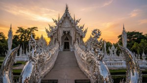 Golden Dawn Over White Temple